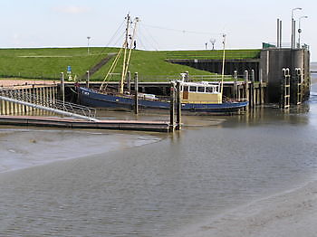 Haven Termunterzijl bij lw Museumgemaal Cremer Termuntenzijl