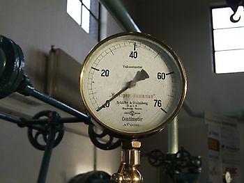 Vacuümmeter werkspoor Museumgemaal Cremer Termuntenzijl