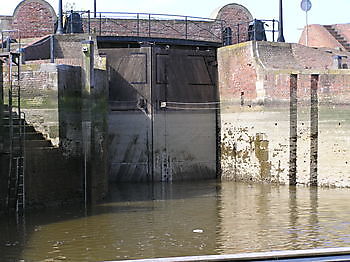 Oude sluis Museumgemaal Cremer Termuntenzijl