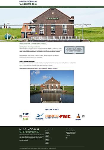 Nieuwe website Museumgemaal Cremer Termuntenzijl
